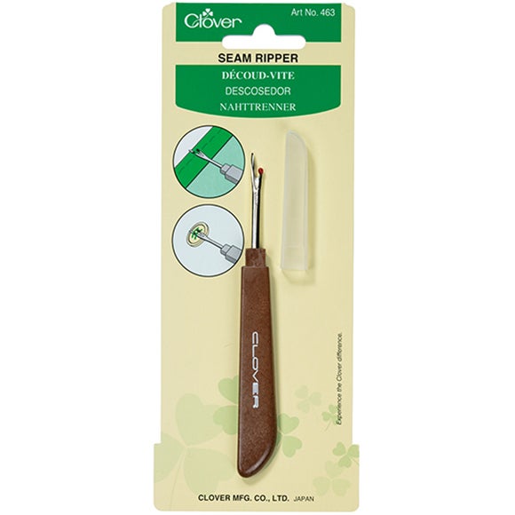 Clover Scucitore Cuciture - Impugnatura Ergonomica Con Punta Antiscivolo, Blu